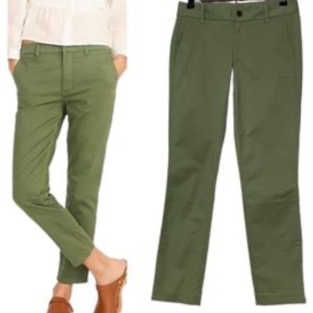 J. Crew Olive Ankle Pants
